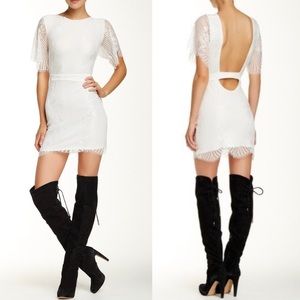 For Love and Lemons White Lace San Marcos Dress